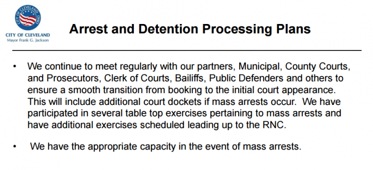 Mass Arrest Preparation