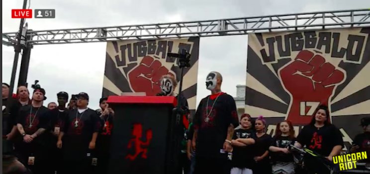 ICP speaking to Juggalos