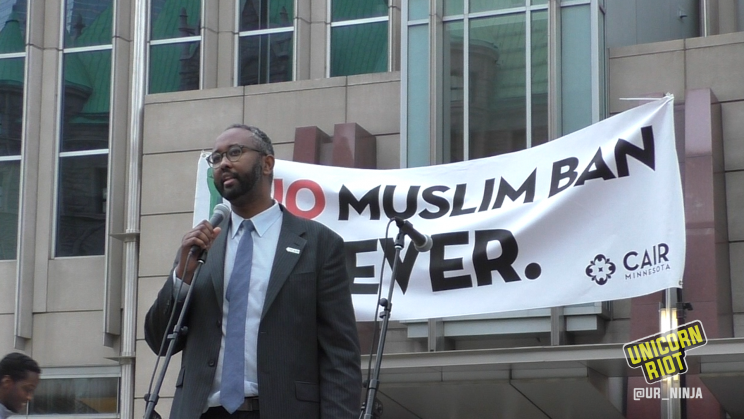 #NoMuslimBanEver Rally Speaker