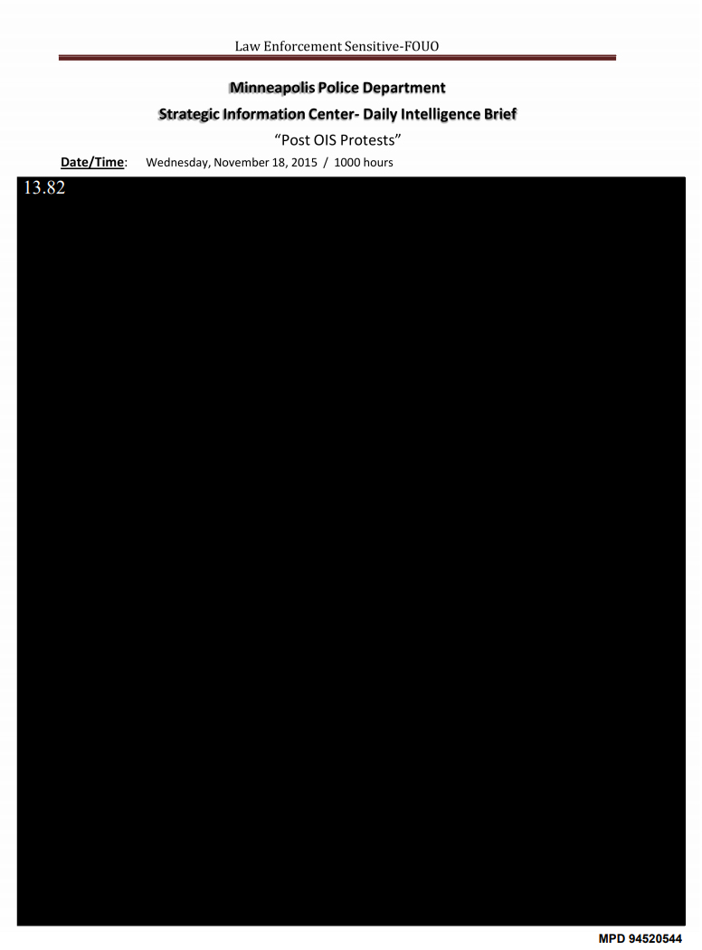 SIC Daily Intelligence Brief