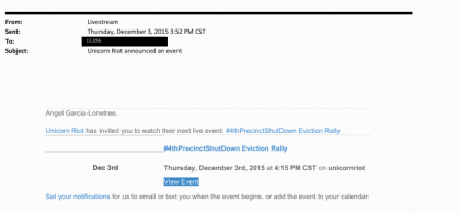 Livestream Notification