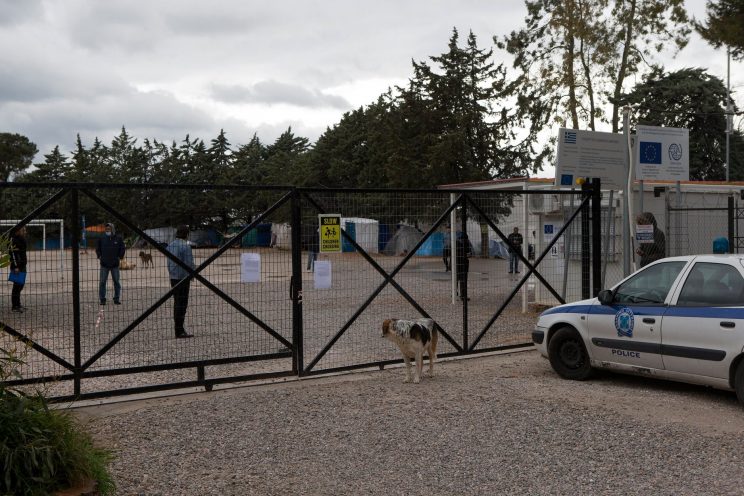Refugee Camp Malakasa has undergone quarantines where the camp is fenced in because of COVID-19