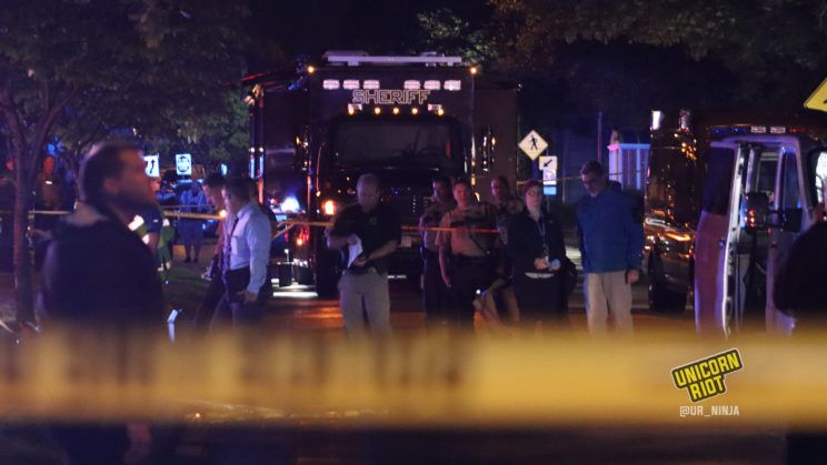 Scene of Brian Quinones killing