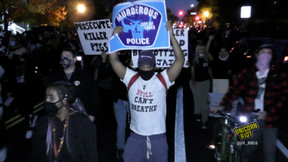 Hundreds of youth march in Minneapolis after George Floyd killer released from jail