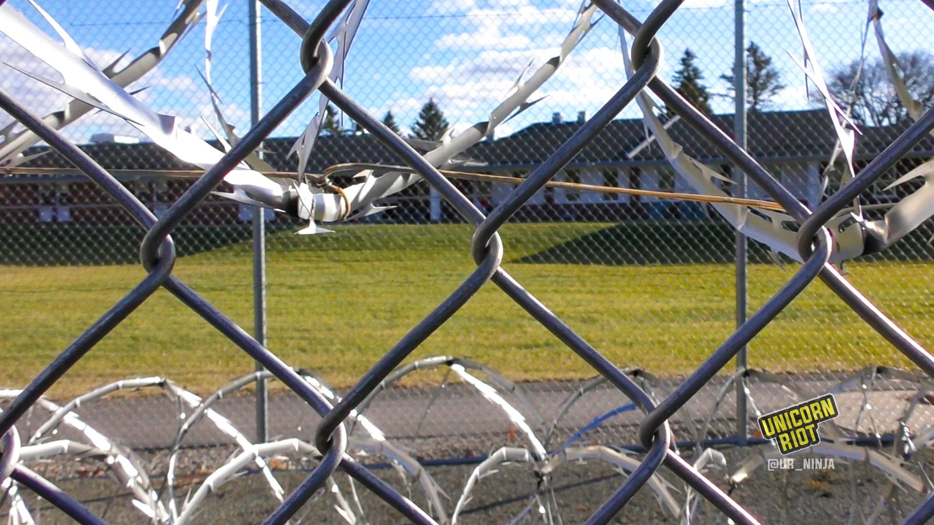 Barbed wire fence surrounds Faribault prison in MN