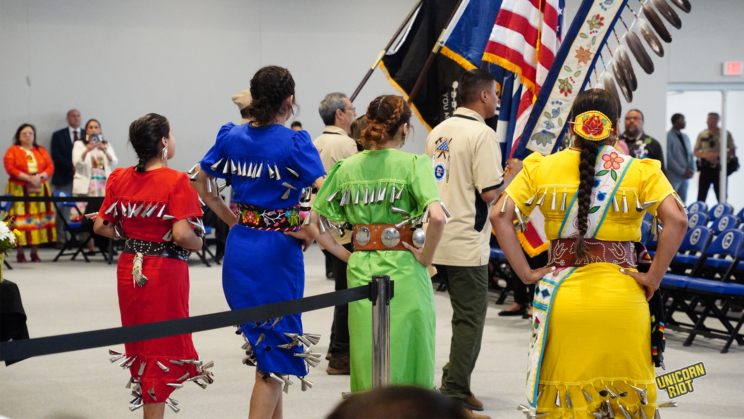 The Mille Lacs Band of Ojibwe hosted the Department of Interior's 7th "Road to Healing" session, an investigative national tour that invites Indian boarding school survivors to share their experiences. Photo contributed by Darren Thompson.
