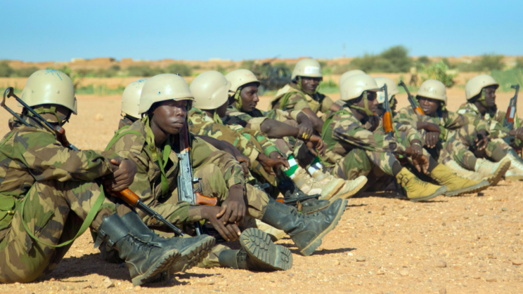 Soldiers of the Republic of Niger in 2015