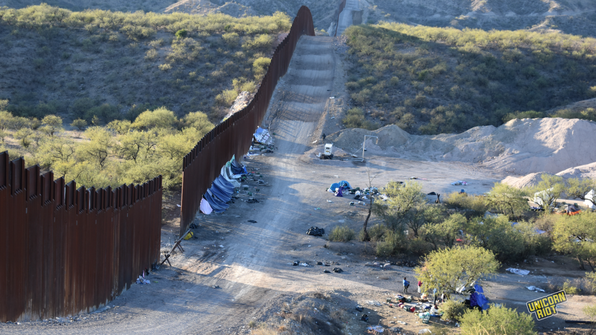Thousands of Asylum Seekers Stranded Along Border Wall Near Sasabe 