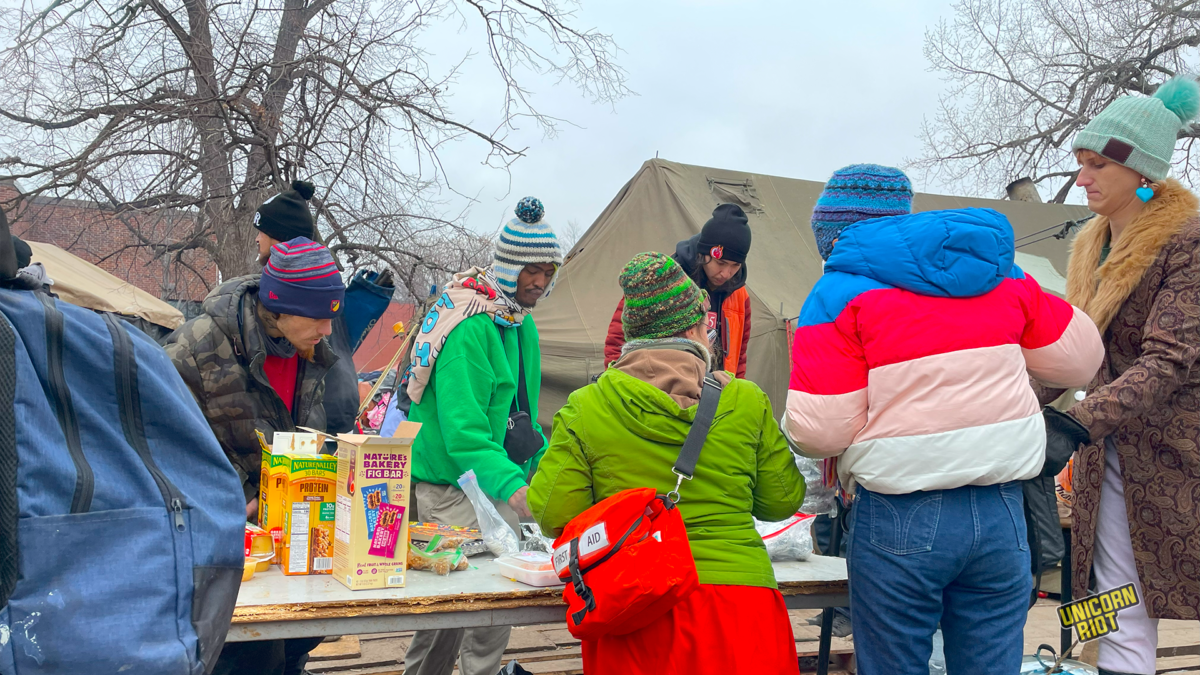 Community members are coordinating widespread efforts to make sure the camp has what it needs to operate.