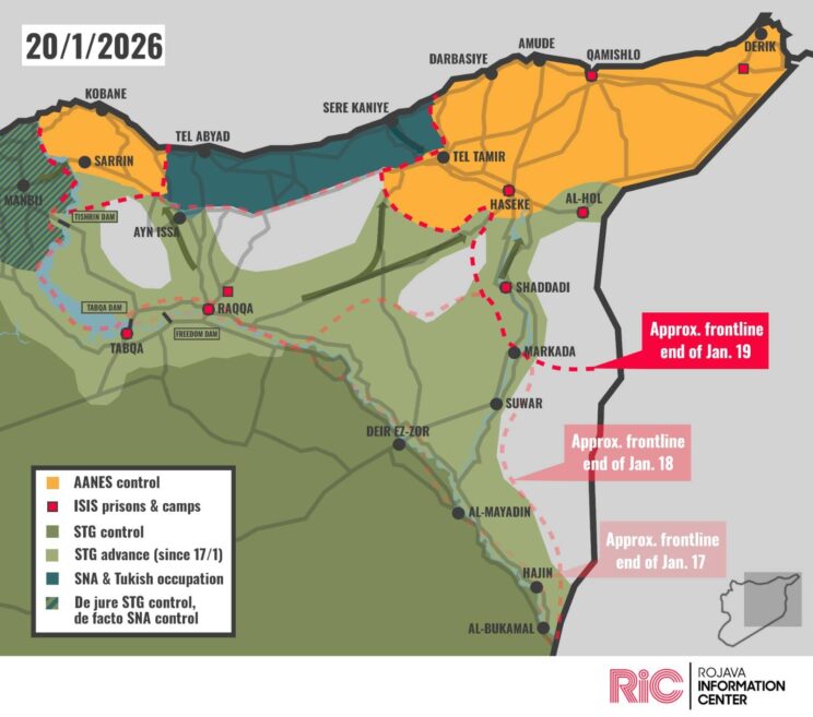 Rojava Pushed to the Brink as Syrian Government Advances - UNICORN RIOT