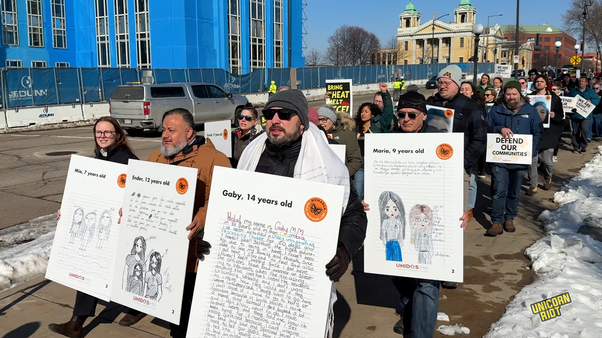 Protesters Fill Minnesota Capitol, Read Letters from Children Held in Immigration Custody